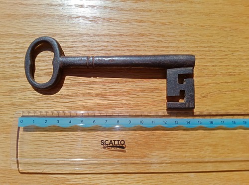 Chiave antica portone - , ferro