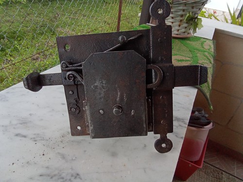 Antica serratura ferro - serratura,