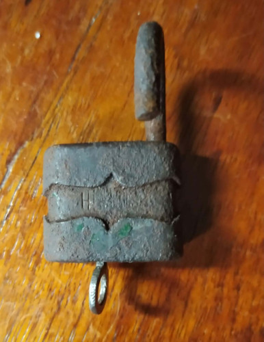 Antico piccolo lucchetto raro - piccolo,